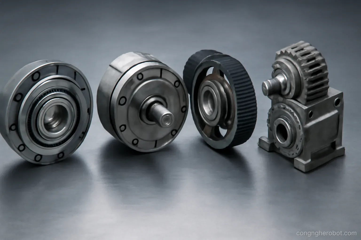 Bốn loại hộp số robot: harmonic drive, cycloidal, đai truyền, vít me