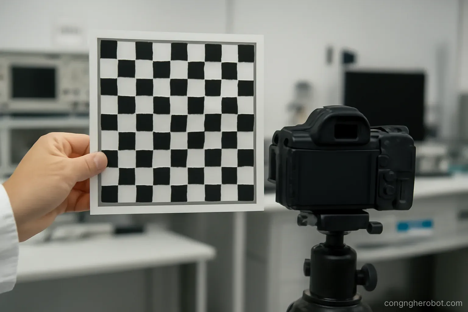 Bảng ô cờ dùng để hiệu chỉnh camera